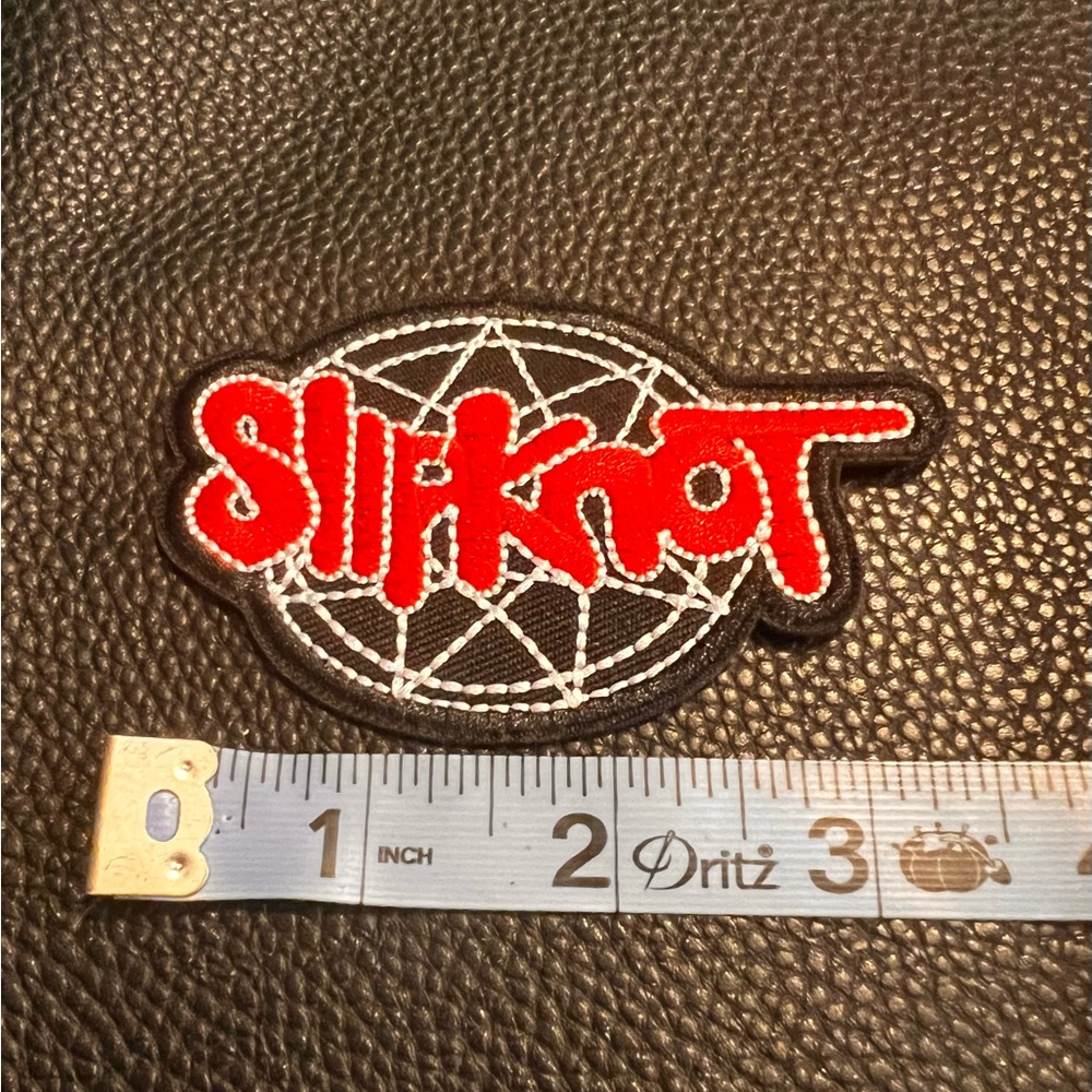 Slipknot Band Patch Red and Black Oval